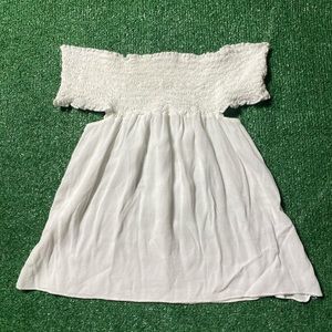 Brandy Melville off the shoulder white flowy top